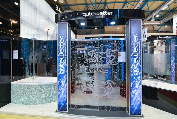 Экспозиция GuteWetter на выставке MosBuild 2017 в Экспоцентре