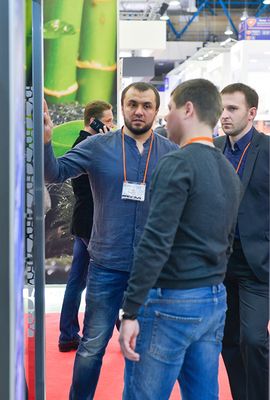 Экспозиция GuteWetter на выставке MosBuild 2017 в Экспоцентре