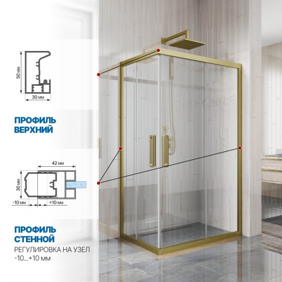 Инфографика 3 KÜBELE DE019RC бронзовый стекло бесцветное