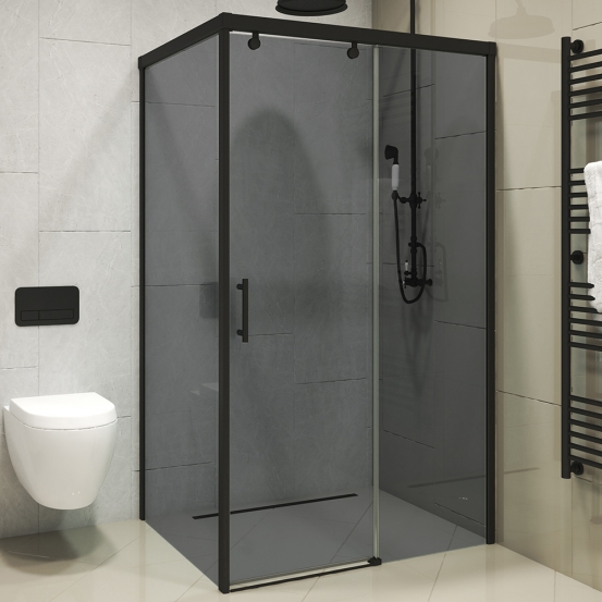 SLIDE SQUARE GK-863A черный матовый стекло графитовое
