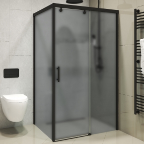 SLIDE SQUARE GK-863A черный матовый стекло графитовое матовое