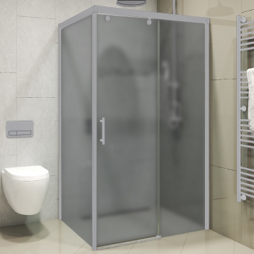 SLIDE SQUARE GK-863A хром матовый стекло графитовое матовое