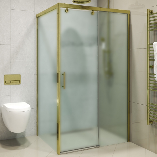 SLIDE SQUARE GK-863A золотой металлик стекло матовое