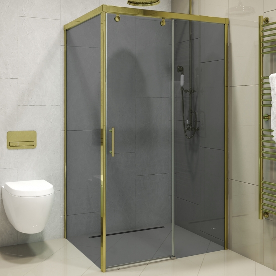 SLIDE SQUARE GK-863A золотой металлик стекло графитовое