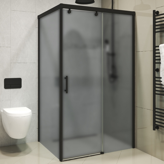 SLIDE SQUARE GK-863A черный матовый стекло графитовое матовое