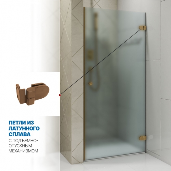 Инфографика 3 LUX DOOR GK-001 бронзовый стекло матовое толщина 0_8 правое открывание двери