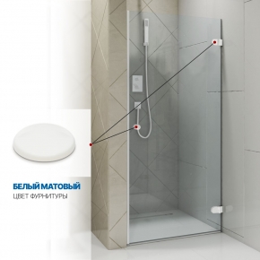 Инфографика 4 LUX DOOR GK-001 белый матовый стекло выбеленное толщина 0_8 правое открывание двери