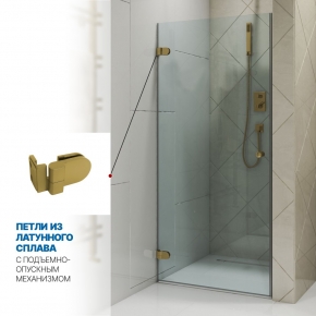 Инфографика 3 LUX DOOR GK-001 золотой гальванический стекло бесцветное толщина 0_6 левое открывание двери