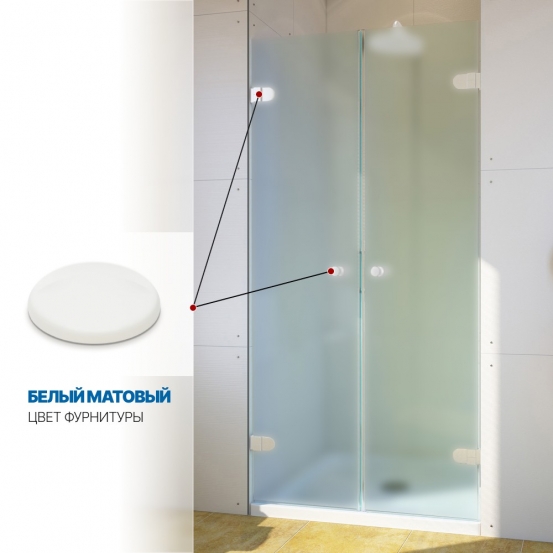 Инфографика 4 LUX DOOR GK-002 белый матовый стекло матовое толщина 0_8