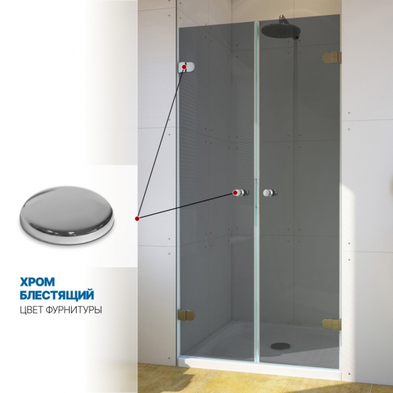 Инфографика 4 LUX DOOR GK-002 хром блестящий стекло графитовое толщина 0_6