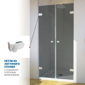 Инфографика 3 LUX DOOR GK-002 белый матовый стекло графитовое толщина 0_8