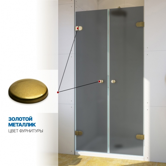 Инфографика 4 LUX DOOR GK-002 золотой металлик стекло графитовое матовое толщина 0_6