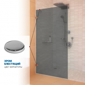 Инфографика 4 LUX DOOR GK-001N хром блестящий стекло графитовое толщина 6_0