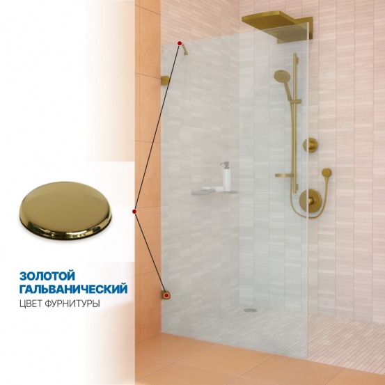 Инфографика 4 LUX DOOR GK-001N золотой гальванический стекло выбеленное толщина 8_0