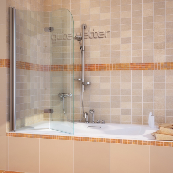 LUX PEARL GV-102 хром блестящий стекло бесцветное левое открывание двери