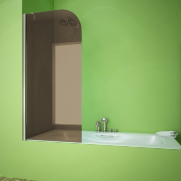 LUX PEARL GV-601AS хром матовый стекло бронзовое