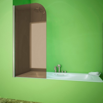 LUX PEARL GV-601A хром матовый стекло бронзовое