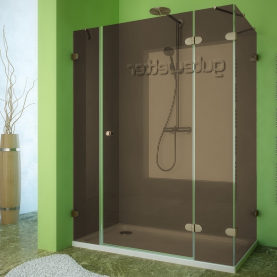 LUX RECTAN GK-004B бронзовый стекло бронзовое правое открывание двери