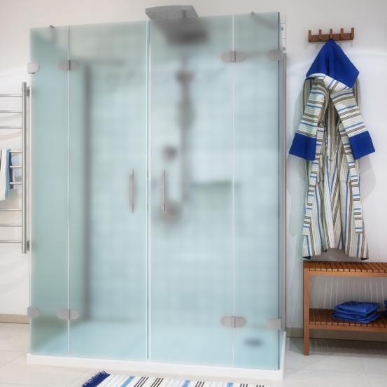 LUX RECTAN GK-106-CH02 хром матовый стекло матовое