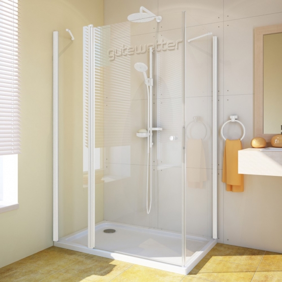 LUX RECTAN GK-603 белый матовый стекло бесцветное