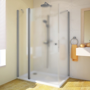 LUX RECTAN GK-603 хром матовый стекло матовое