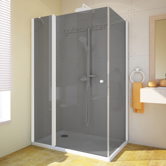 LUX RECTAN GK-603 белый матовый стекло графитовое