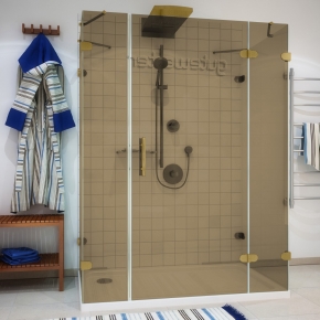 Душевой уголок LUX RECTAN GK-005A-CH02