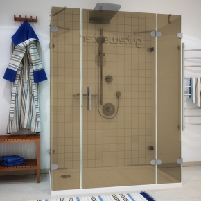 Душевой уголок LUX RECTAN GK-005A-CH02