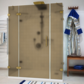 Душевой уголок LUX RECTAN GK-005A-CH02