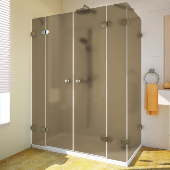 LUX RECTAN GK-005B хром блестящий стекло бронзовое матовое