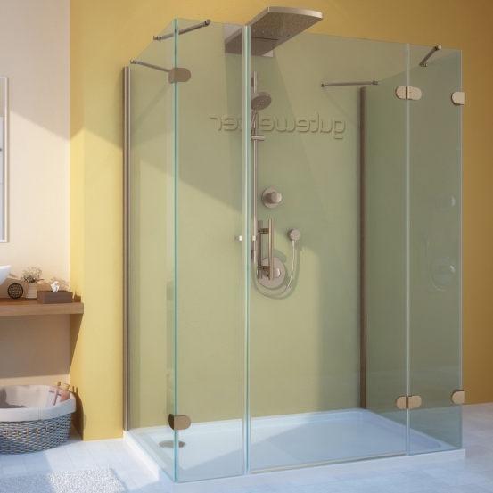 LUX RECTAN GK-105A-CH02 бронзовый стекло выбеленное правое открывание двери