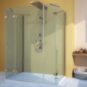 LUX RECTAN GK-105A-CH02 бронзовый стекло выбеленное левое открывание двери