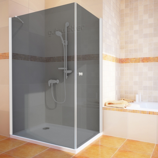 LUX RECTAN GK-602 белый матовый стекло графитовое