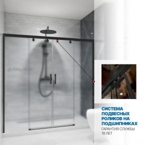 Инфографика 3 SLIDE DOOR GK-864 черный матовый стекло  матовое