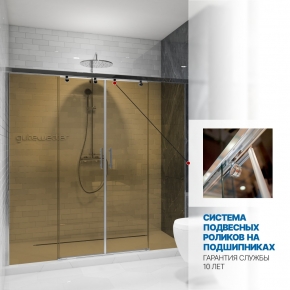 Инфографика 3 SLIDE DOOR GK-864 хром блестящий стекло бронзовое