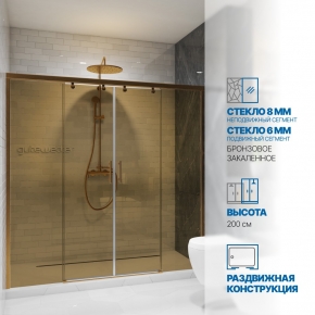 Инфографика 1 SLIDE DOOR GK-864 бронзовый стекло бронзовое