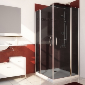 Душевой уголок LUX SQUARE GK-604-CH02