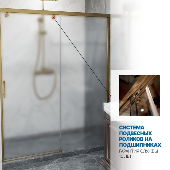 Инфографика 3 SLIDE DOOR GK-862 бронзовый стекло  матовое