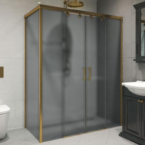 SLIDE RECTAN GK-865 бронзовый стекло графитовое матовое