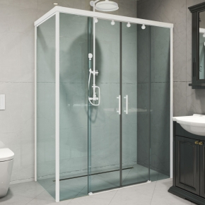 SLIDE RECTAN GK-865 белый матовый стекло бесцветное