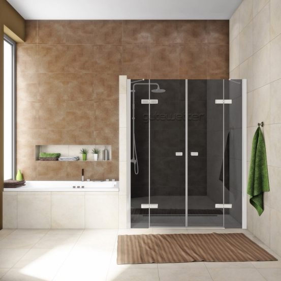 TREND DOOR GK-864P белый матовый стекло графитовое