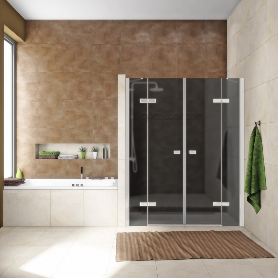 TREND DOOR GK-864P белый матовый стекло графитовое матовое