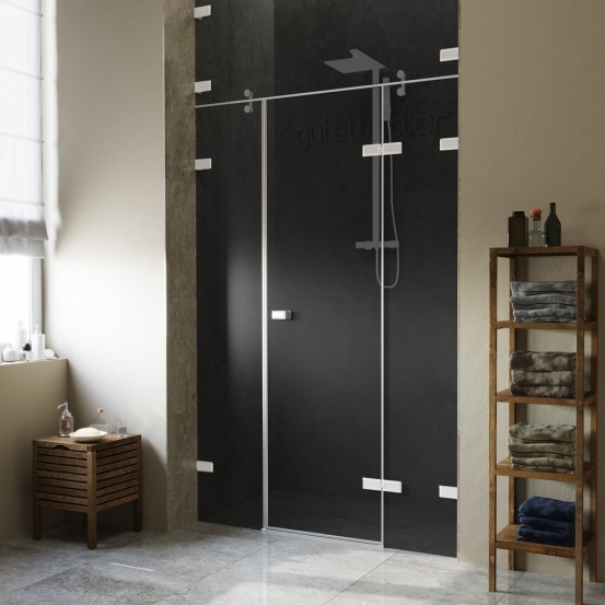 TREND DOOR GK-884ZF белый матовый стекло графитовое