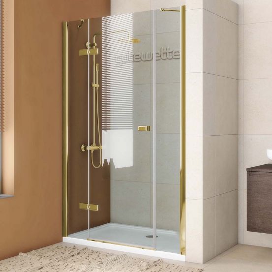 TREND DOOR GK-863P золотой металлик стекло бесцветное