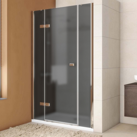 TREND DOOR GK-863P хром блестящий стекло графитовое матовое