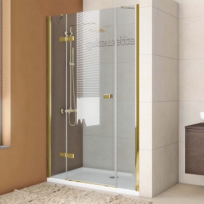 TREND DOOR GK-863P золотой металлик стекло выбеленное