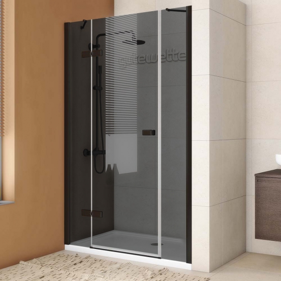 TREND DOOR GK-863P черный матовый стекло графитовое