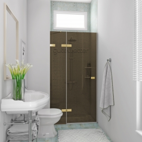 TREND DOOR GK-862A золотой металлик стекло бронзовое