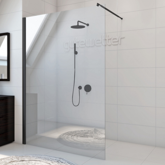 TREND DOOR GK-861NAPITL черный матовый стекло выбеленное