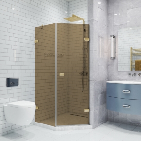 TREND DOOR GK-862BG135 золотой металлик стекло бронзовое